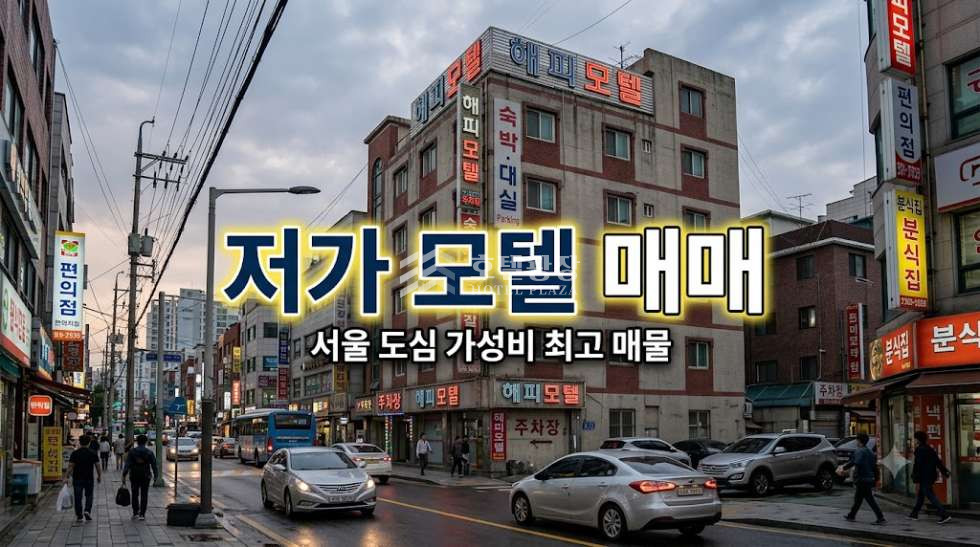 인천 남동구 간석동 매매 / 13억-> 8억5천 인하 인천 저렴하게 매매를 진행하는 모텔을 추천 드립니다. 매매 매물번호 11080 사진 1